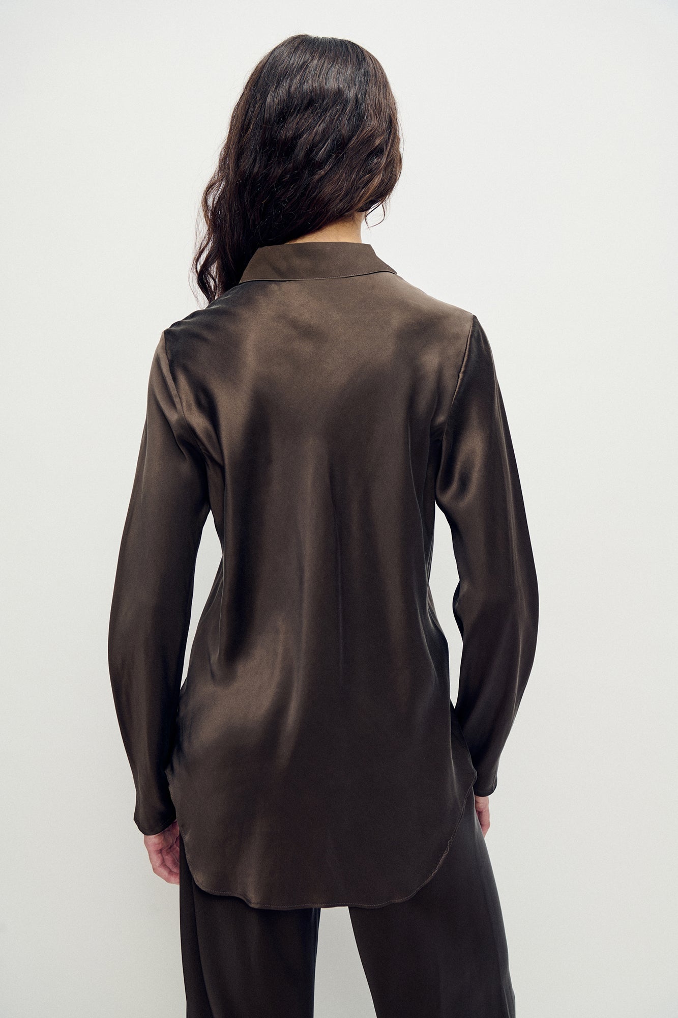 Silk Laundry | Bias Cut Shirt - Mantis