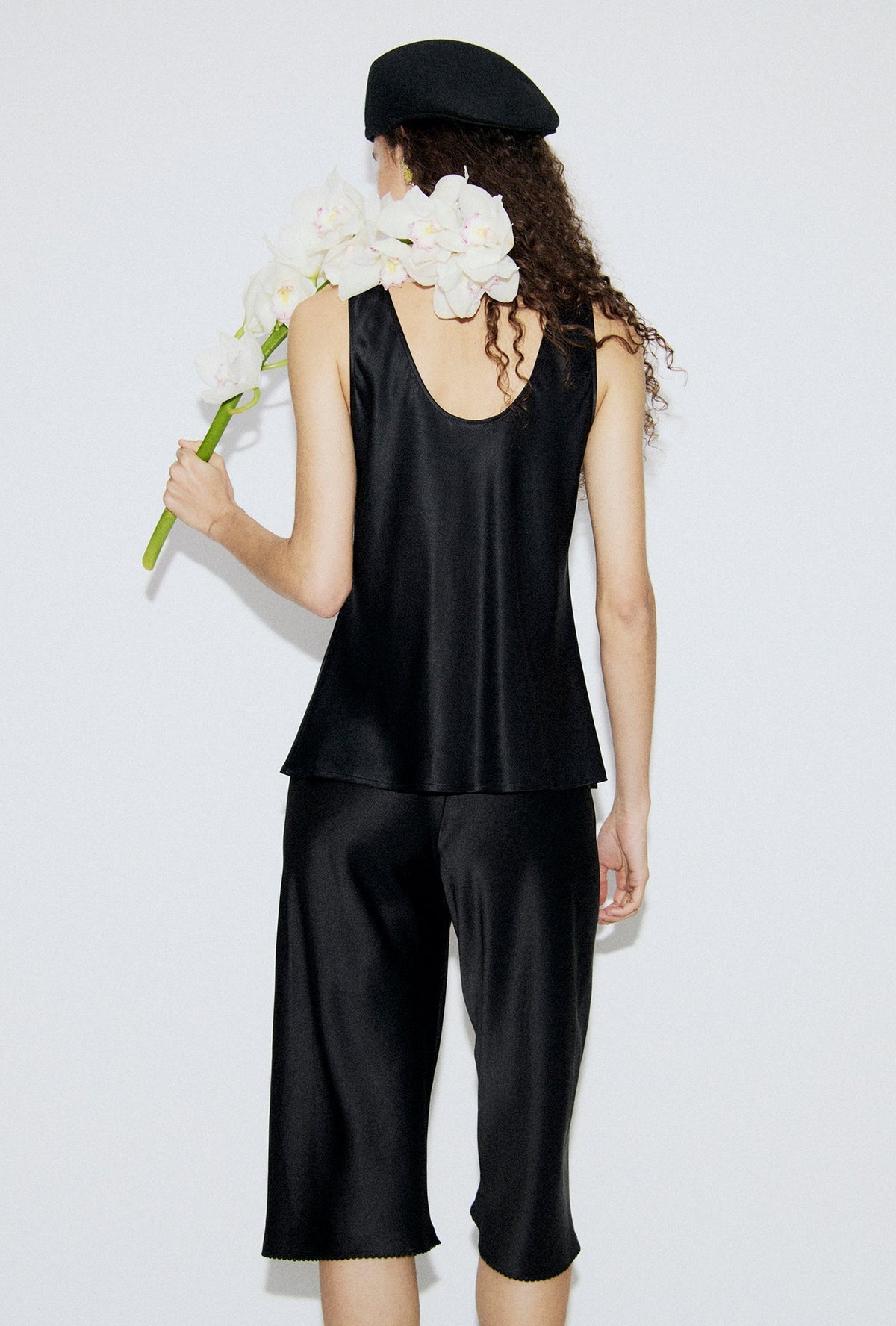 Silk Laundry | Masia Top - Black