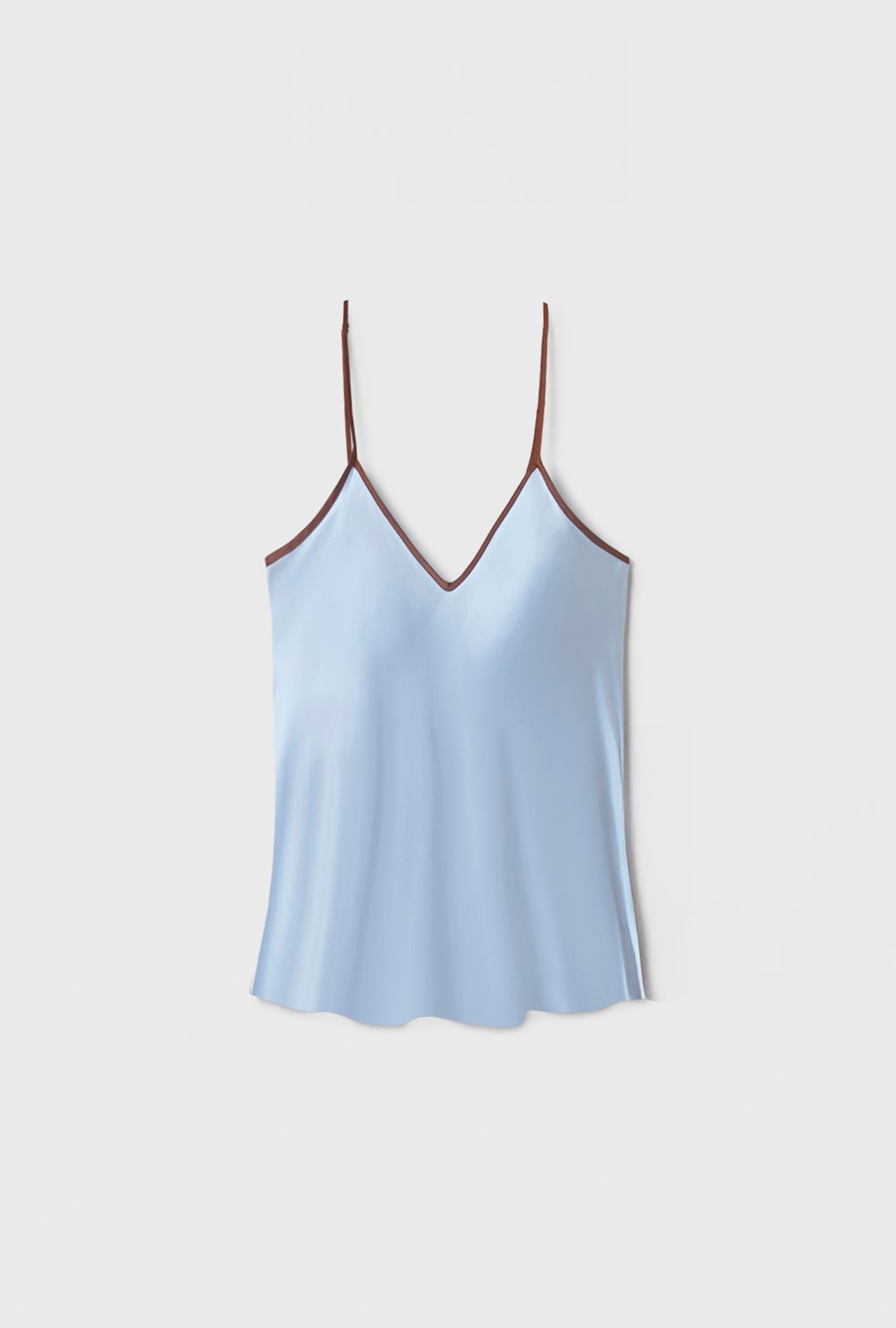 Silk Laundry | Bias Cut Cami - Cornflower