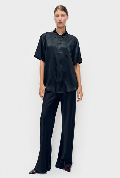 Silk Laundry | Short Sleeve Boyfriend Shirt - Year Of The Horse