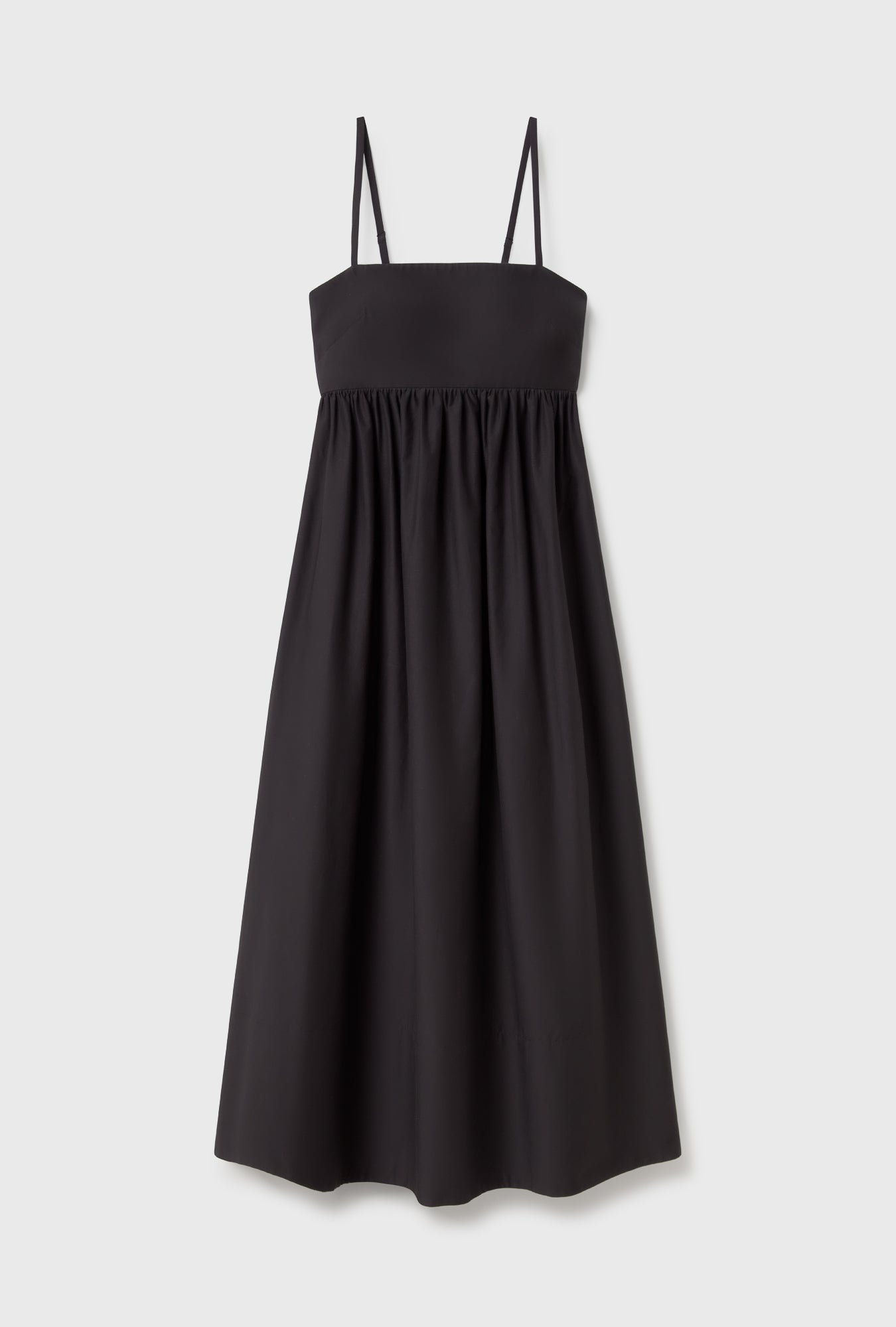 Silk Laundry | Cotton Silk Tulip Dress - Black