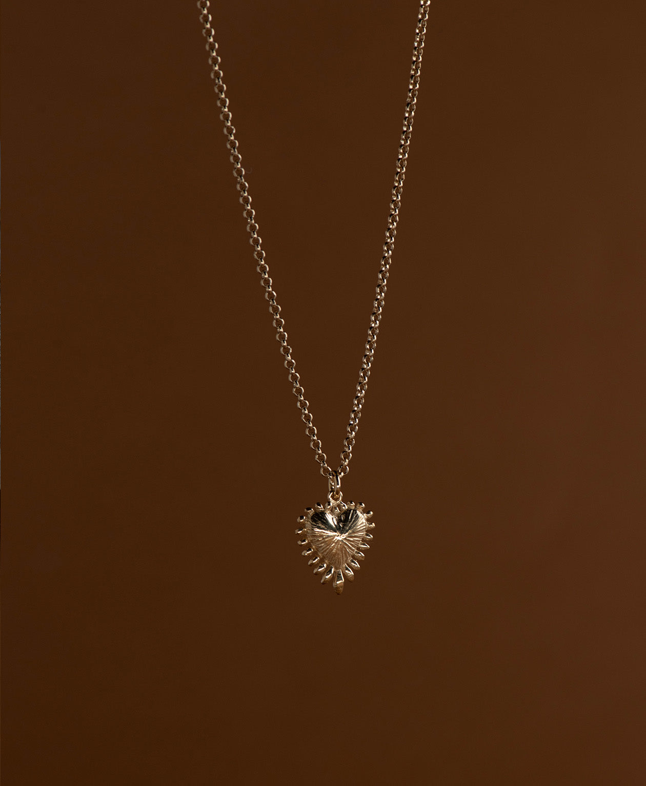 Zoe & Morgan | Mini Heart Ray Necklace - Gold