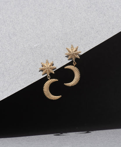 Zoe & Morgan | Moonlight Earrings - Gold