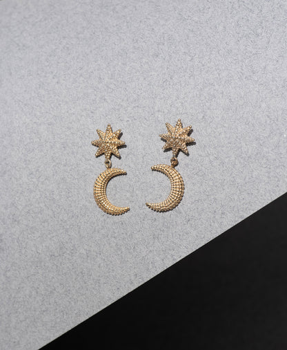 Zoe & Morgan | Moonlight Earrings - Gold