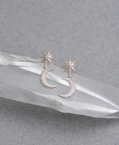 Zoe & Morgan | Moonlight Earrings - Silver