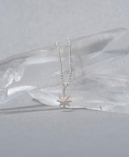 Zoe & Morgan | Morning Star Necklace - Silver