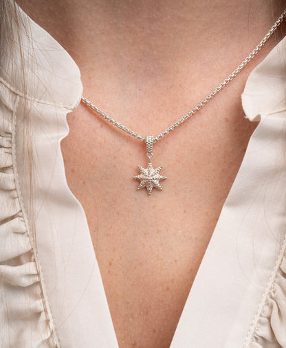 Zoe & Morgan | Morning Star Necklace - Silver