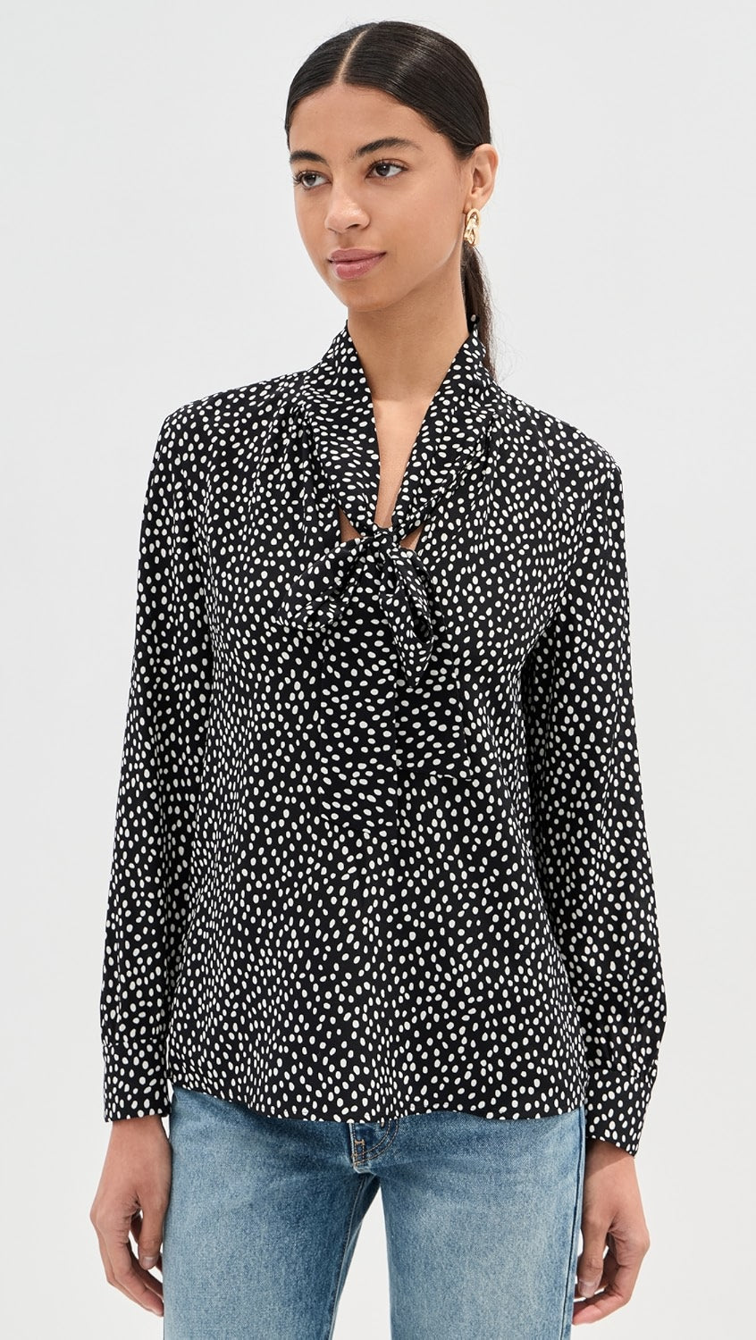 Nili Lotan | Janese Blouse - Wild Dot