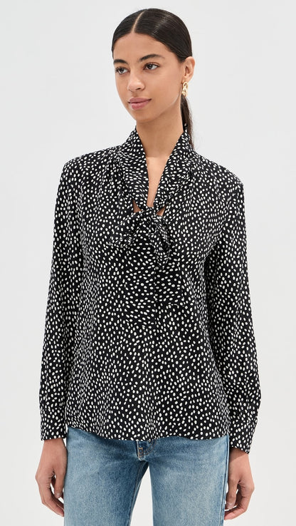 Nili Lotan | Janese Blouse - Wild Dot