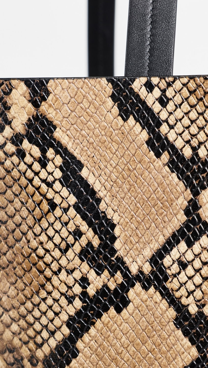 Nili Lotan | Medium Keith Bag - Taupe Snakeskin