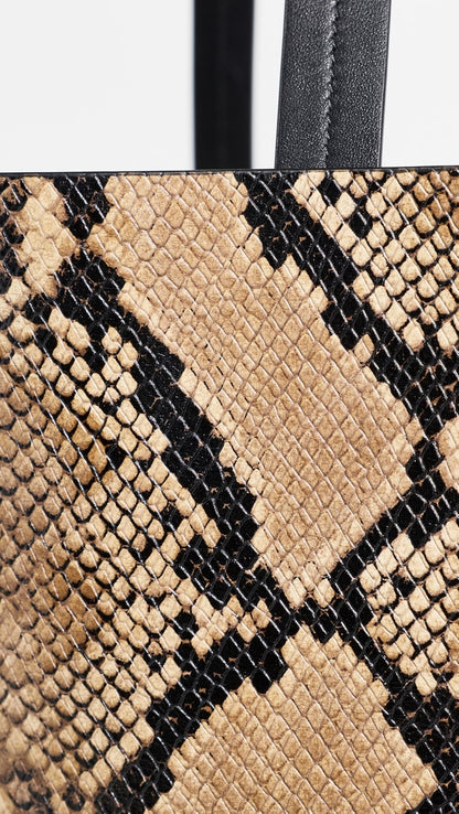 Nili Lotan | Medium Keith Bag - Taupe Snakeskin