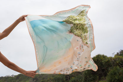 Dark Hampton | The Dark Hampton x Cass Dellar Noosa Silk Scarf