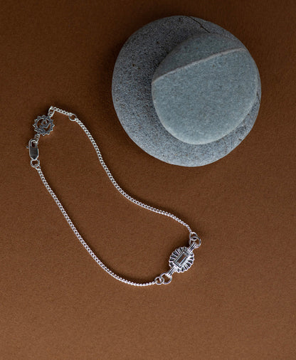 Zoe & Morgan | Odette Bracelet - Silver/Baguette White Topaz
