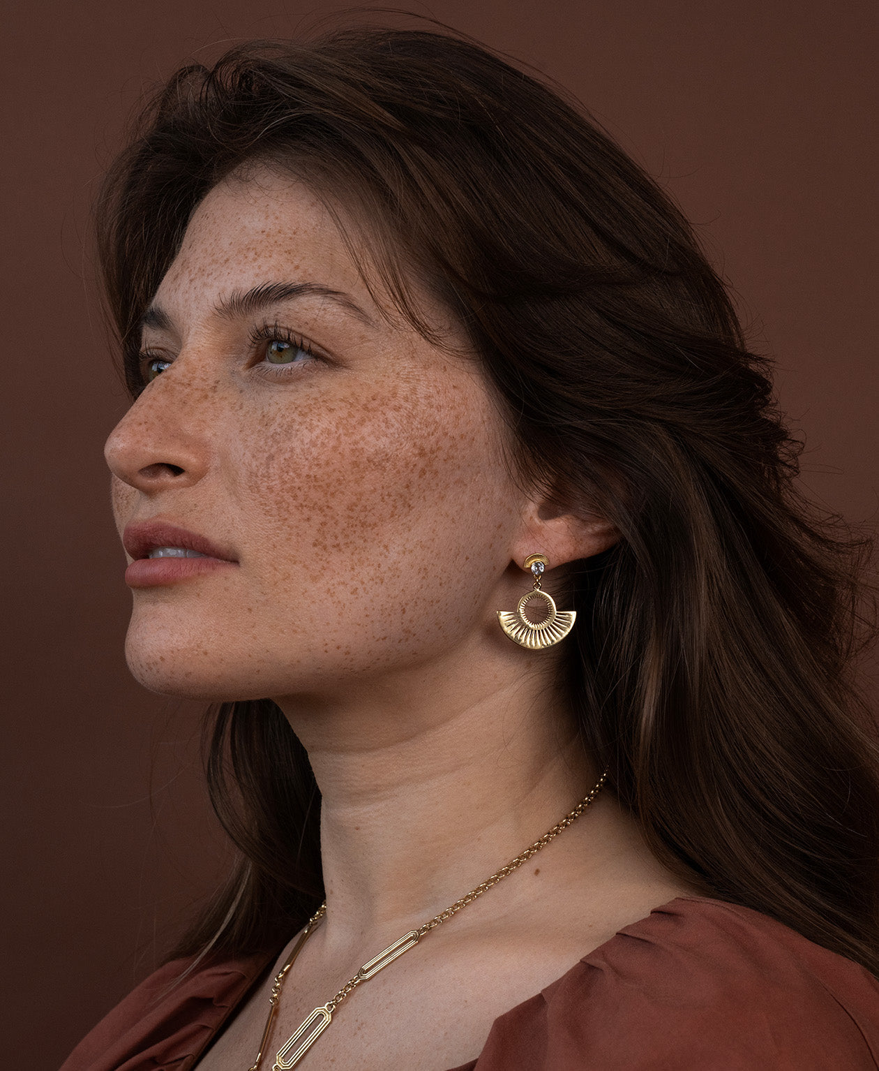 Zoe & Morgan | Pocket Full Of Sunshine Earrings - Gold/Aqua