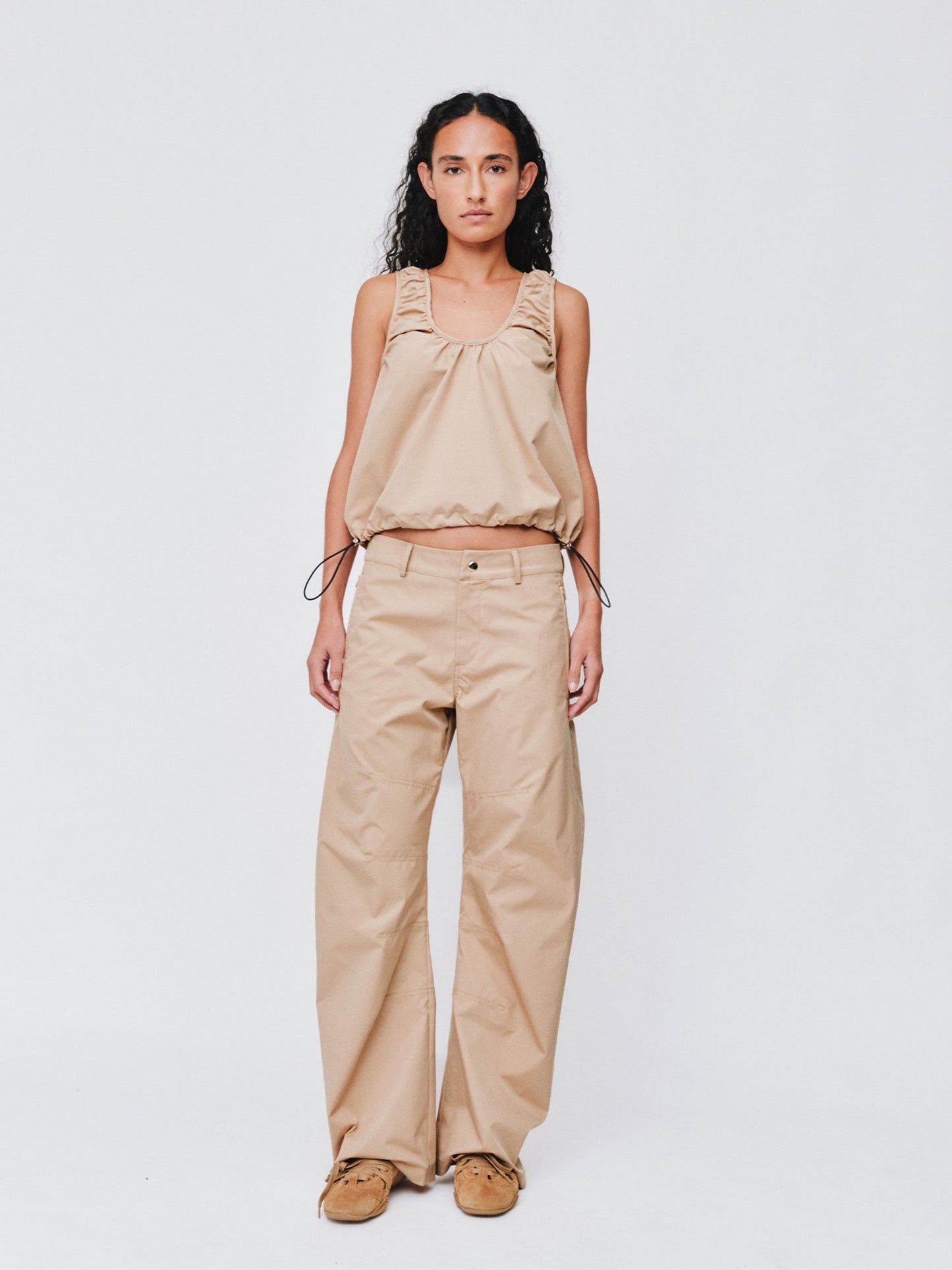 Wynn Hamlyn | Darted Trackpants - Sand
