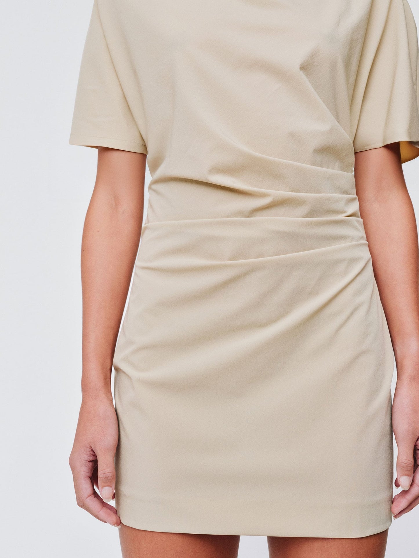 Wynn Hamlyn | Elodie Mini Dress - Sand