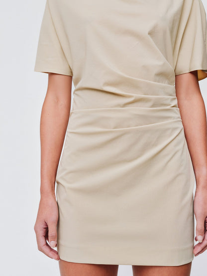 Wynn Hamlyn | Elodie Mini Dress - Sand