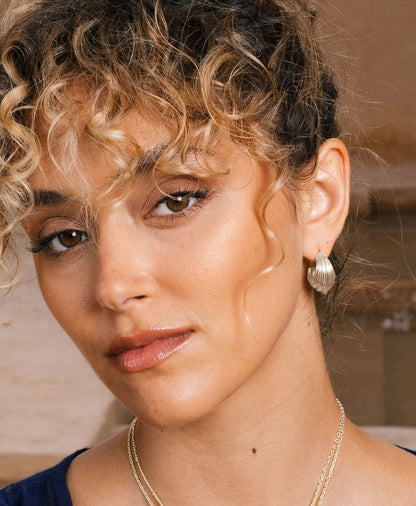 Zoe & Morgan | Rae Hoops - 22k Gold Plated