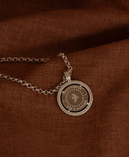 Zoe & Morgan | Sagittarius Necklace - Silver