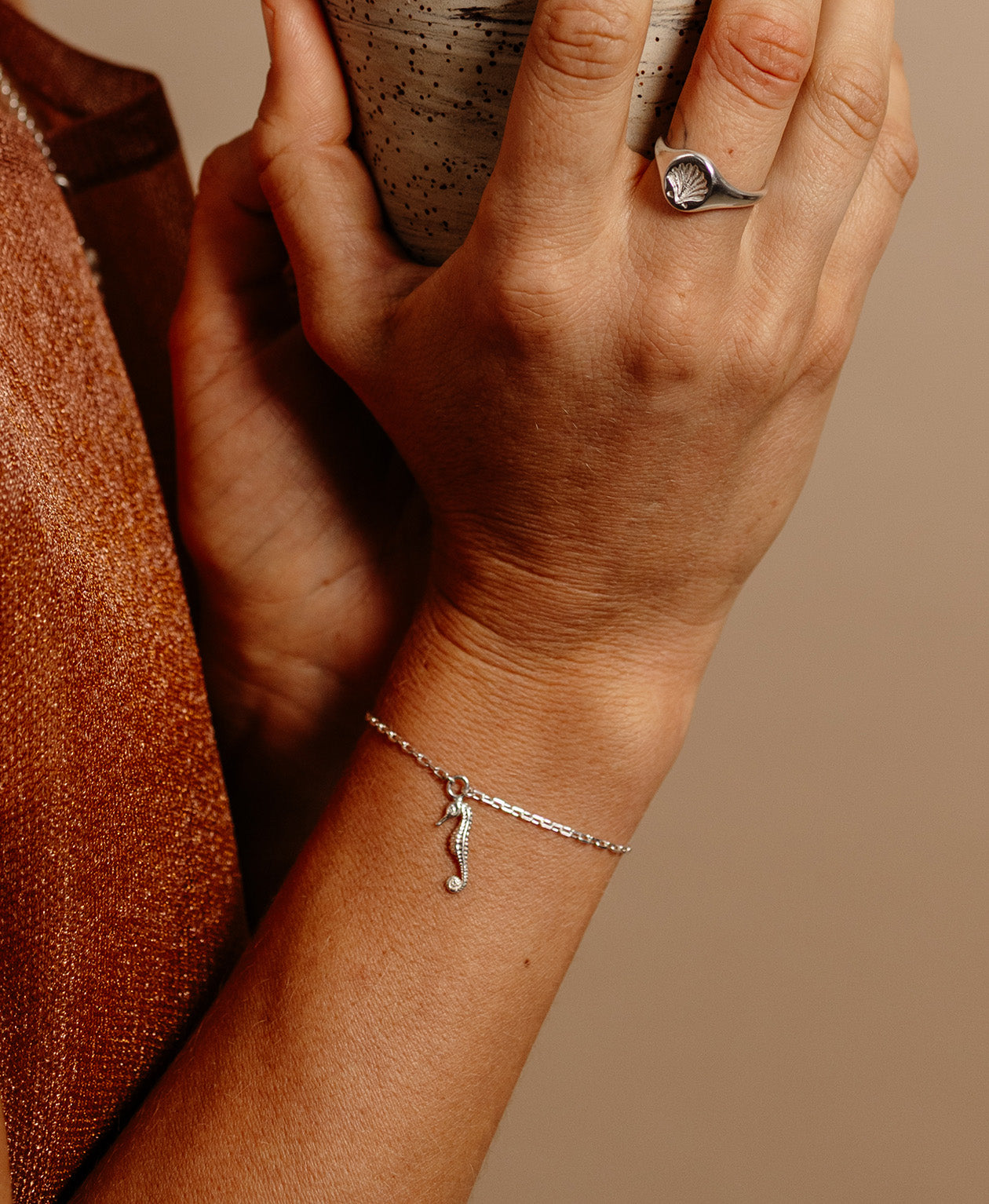 Zoe & Morgan | Seahorse Bracelet - Silver