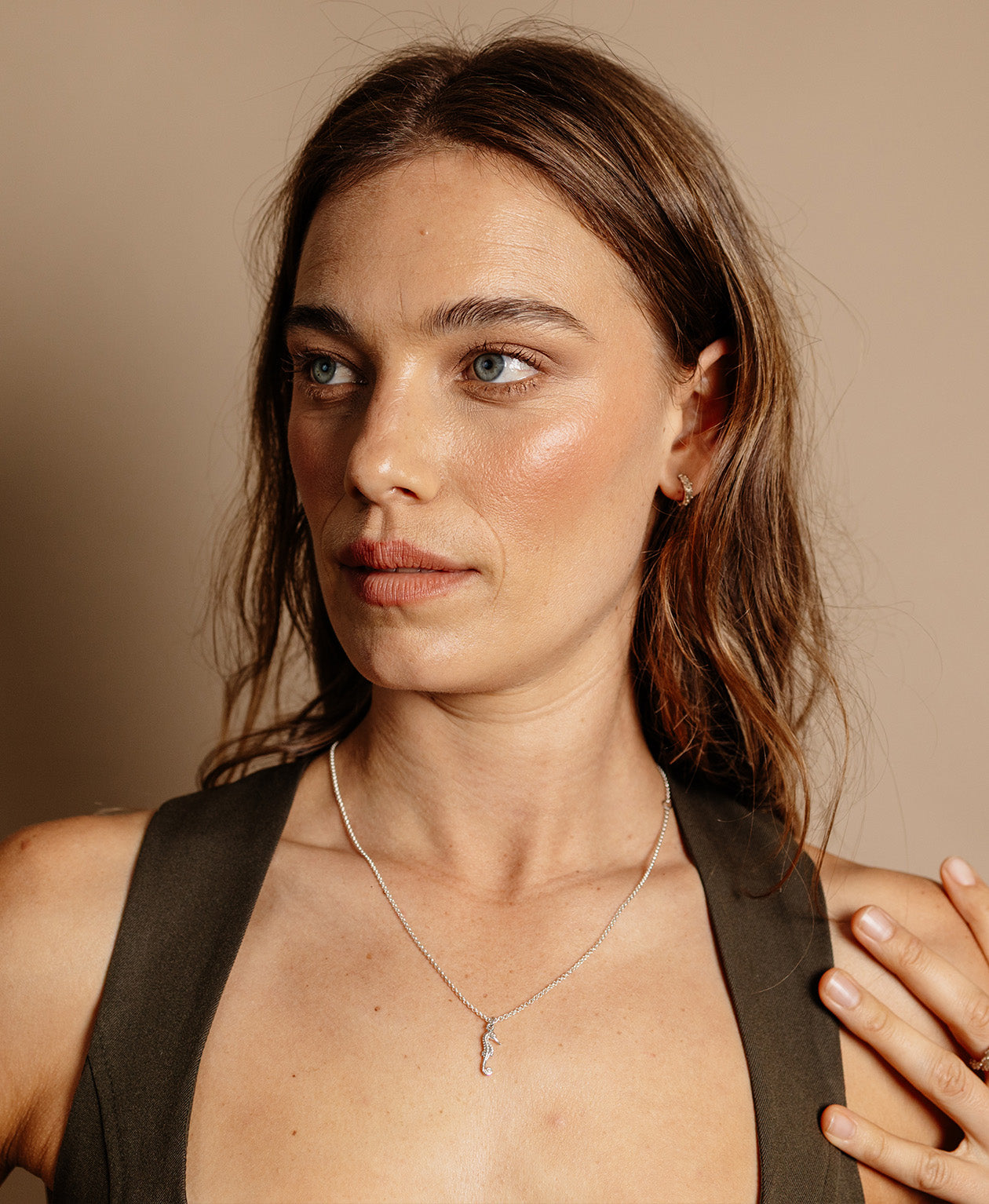 Zoe & Morgan | Seahorse Necklace - Silver