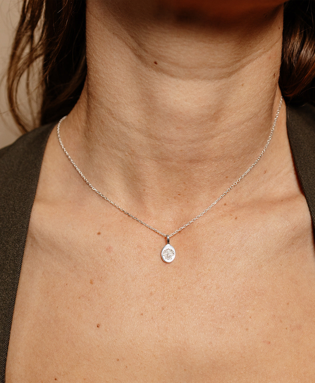 Zoe & Morgan | Secret Society Of Shell Lovers Necklace - Silver