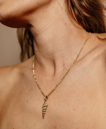 Zoe & Morgan | Shell Seeker Charm - Gold