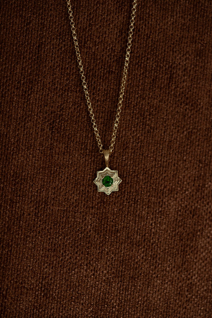 Zoe & Morgan | Sitara Necklace - Gold With Chrome Diopside