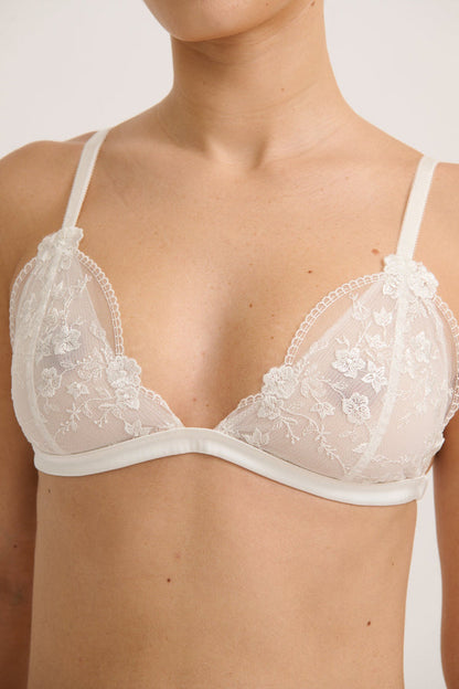 Kat The Label | Sofia Bralette - White