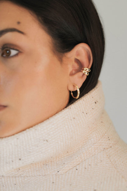 State Of Mind | Luna Ear Cuff - Yellow Gold