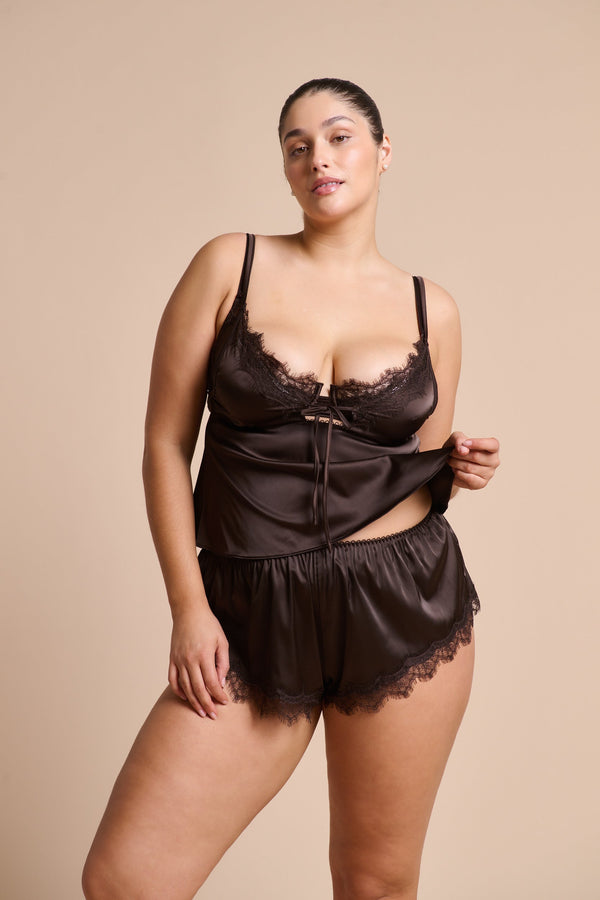 Kat the Label | Sorrento Camisole - Espresso