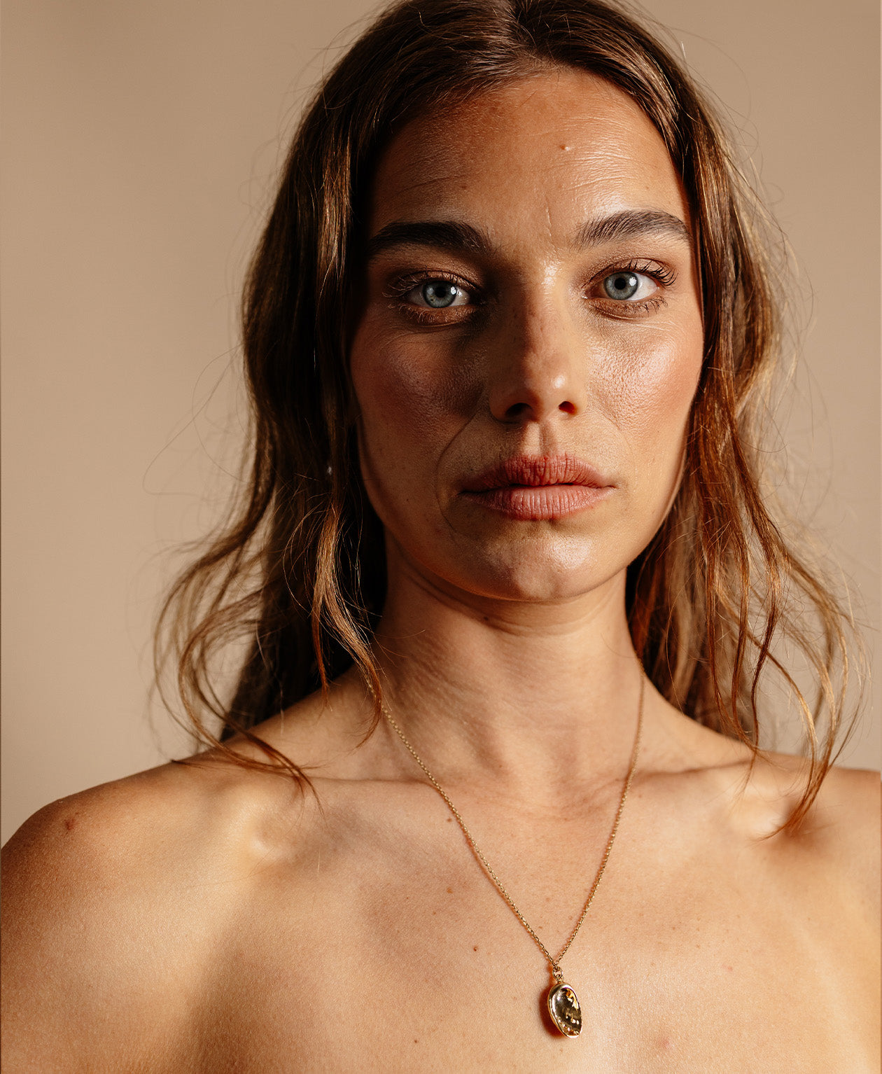 Zoe & Morgan | Soul Paua Necklace - Gold