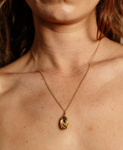 Zoe & Morgan | Soul Paua Necklace - Gold