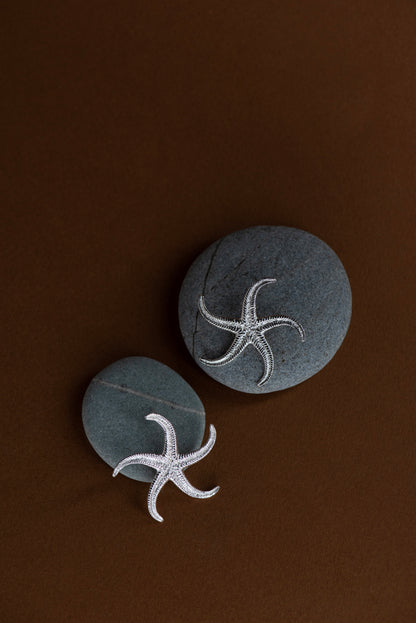 Zoe & Morgan | Starfish Earrings - Silver