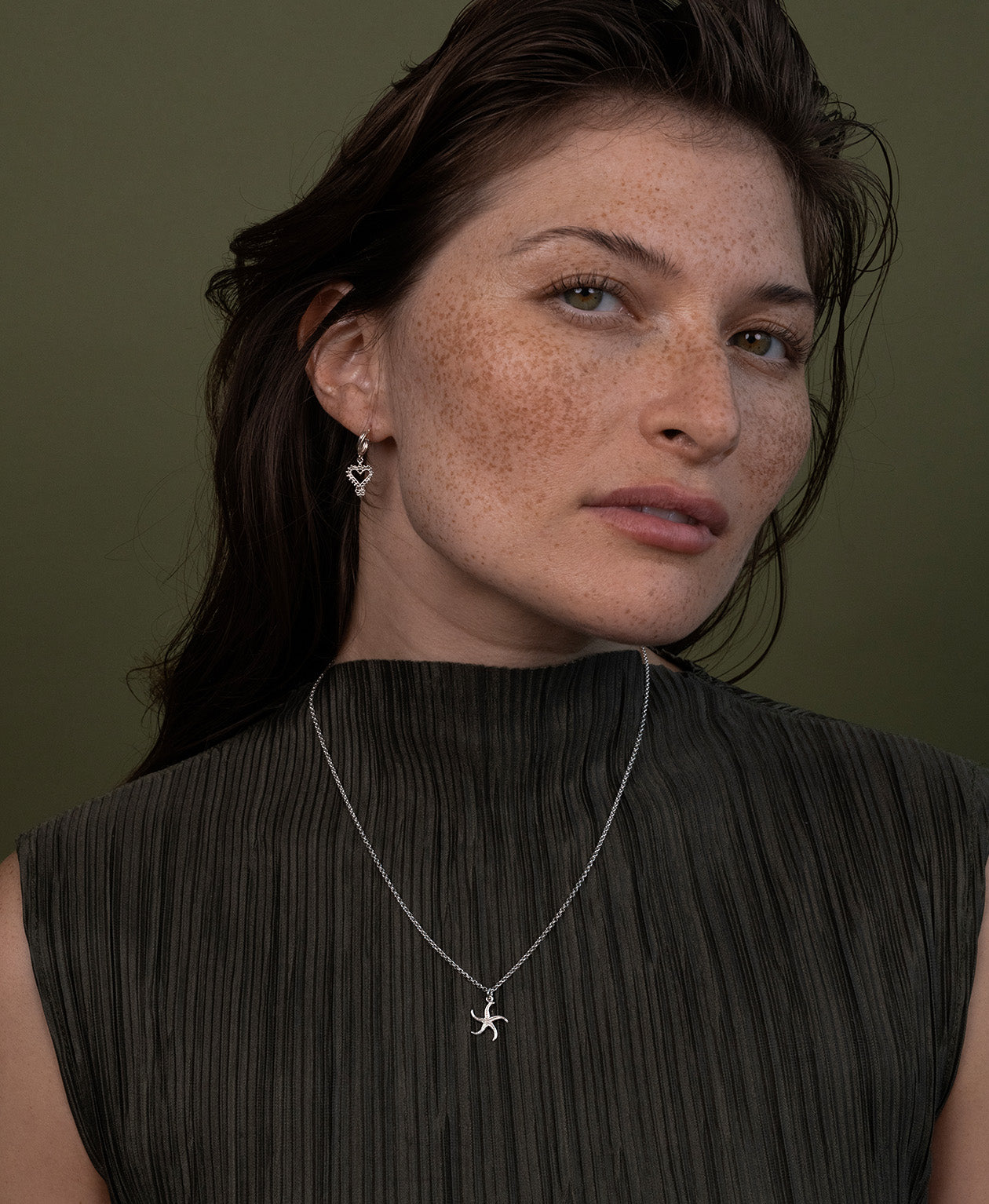 Zoe & Morgan | Starfish Necklace - Silver