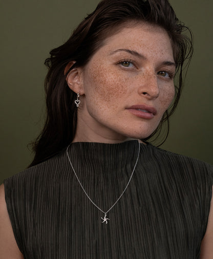 Zoe & Morgan | Starfish Necklace - Silver