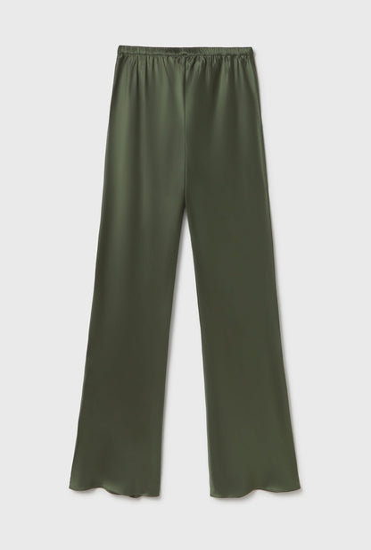 Silk Laundry | Bias Cut Pants - Cedar
