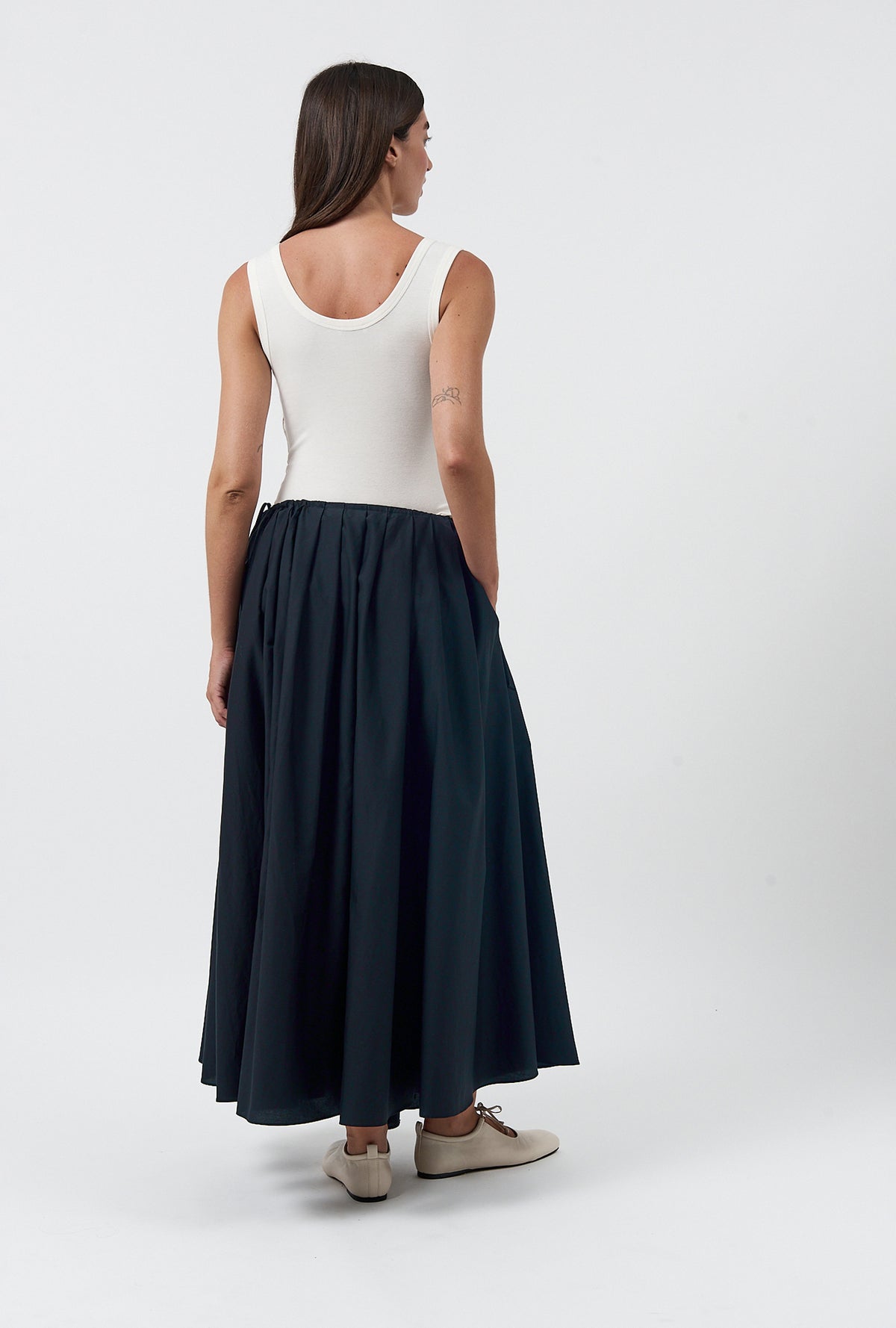 Silk Laundry | Daisy Skirt - Black