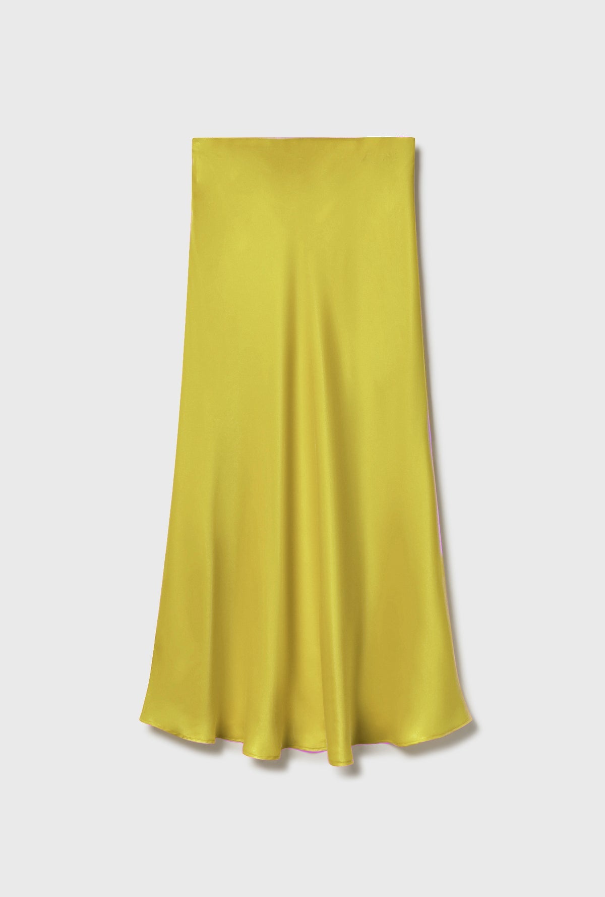 Silk Laundry | Long Bias Cut Skirt - Wood Poppy