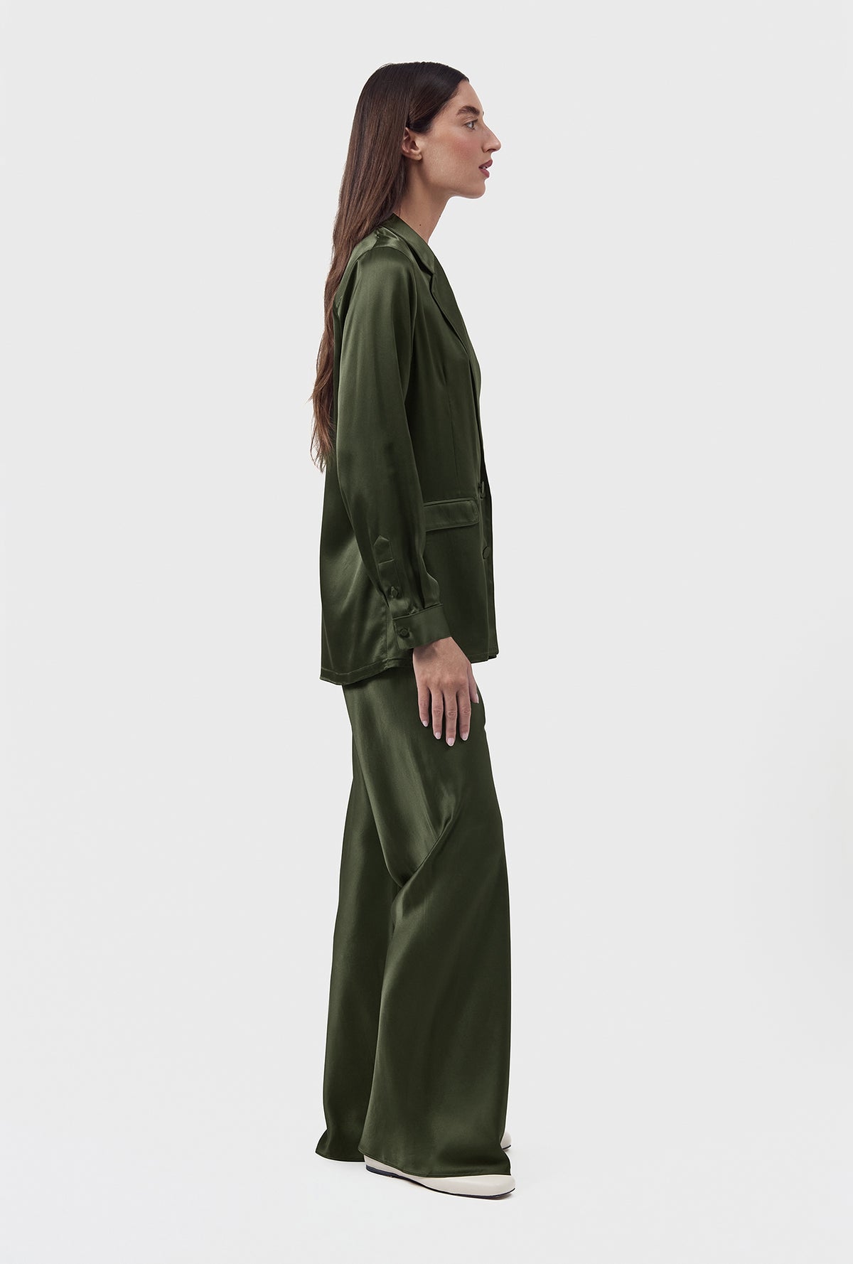 Silk Laundry | Relaxed Blazer - Cedar