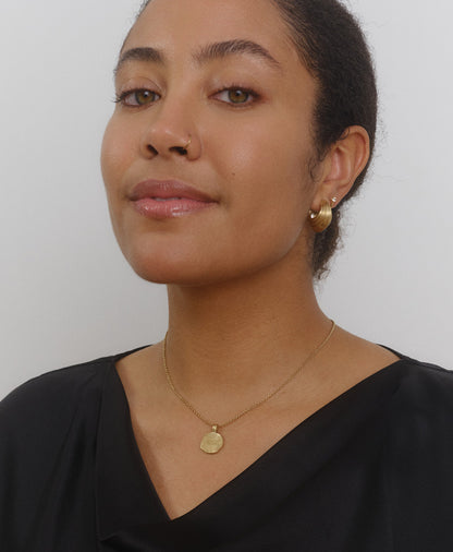 Zoe & Morgan | Sun In Aquarius Necklace - Gold