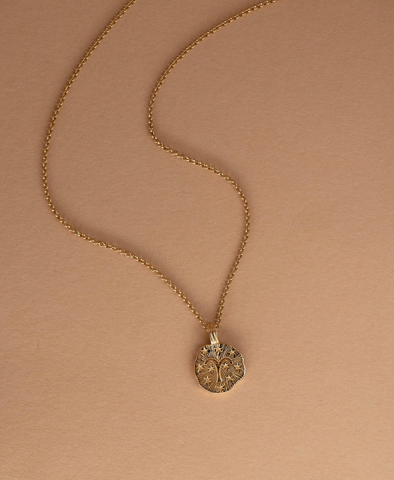 Zoe & Morgan | Sun In Aries Necklace - Gold