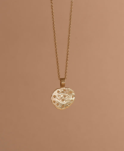 Zoe & Morgan | Sun In Cancer Necklace - Gold
