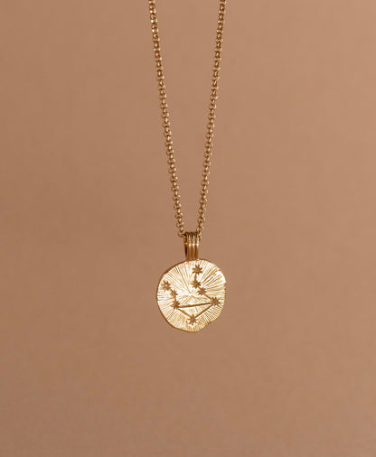 Zoe & Morgan | Sun In Libra Necklace - Gold