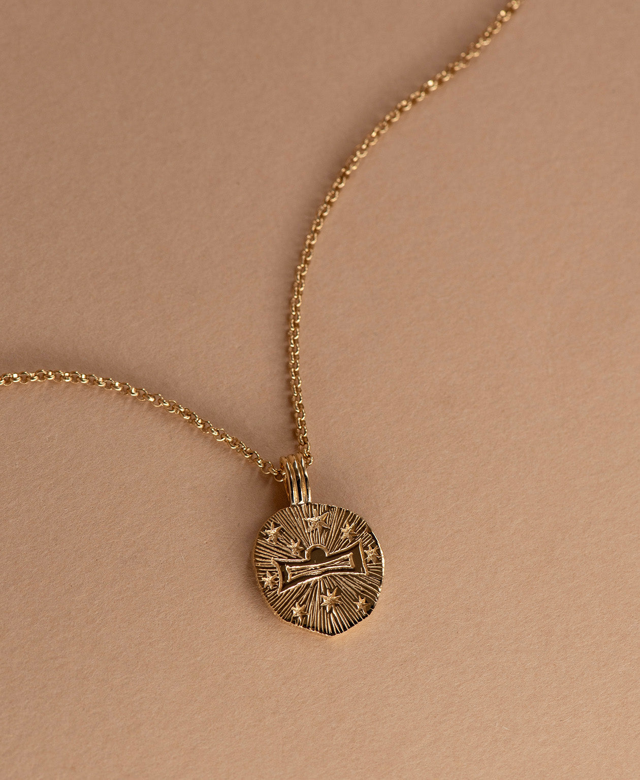 Zoe & Morgan | Sun In Libra Necklace - Gold