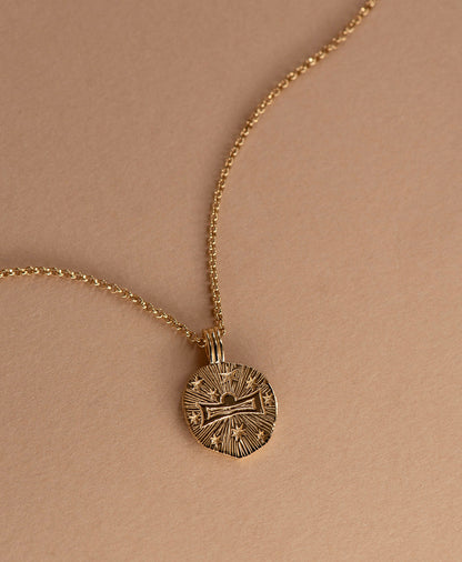 Zoe & Morgan | Sun In Libra Necklace - Gold