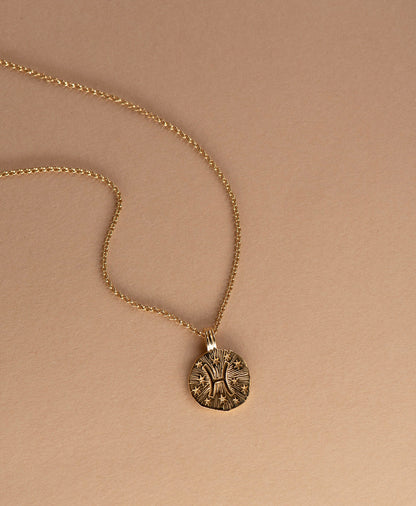 Zoe & Morgan | Sun In Pisces Necklace - Gold