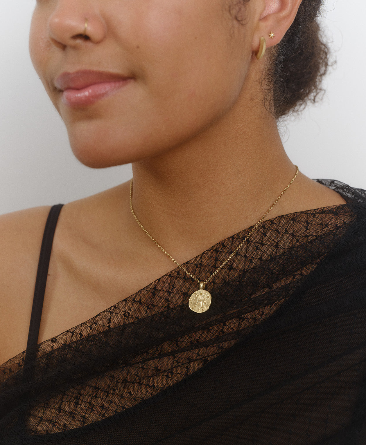 Zoe & Morgan | Sun In Pisces Necklace - Gold