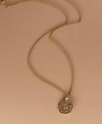 Zoe & Morgan | Sun In Sagittarius Necklace - Gold