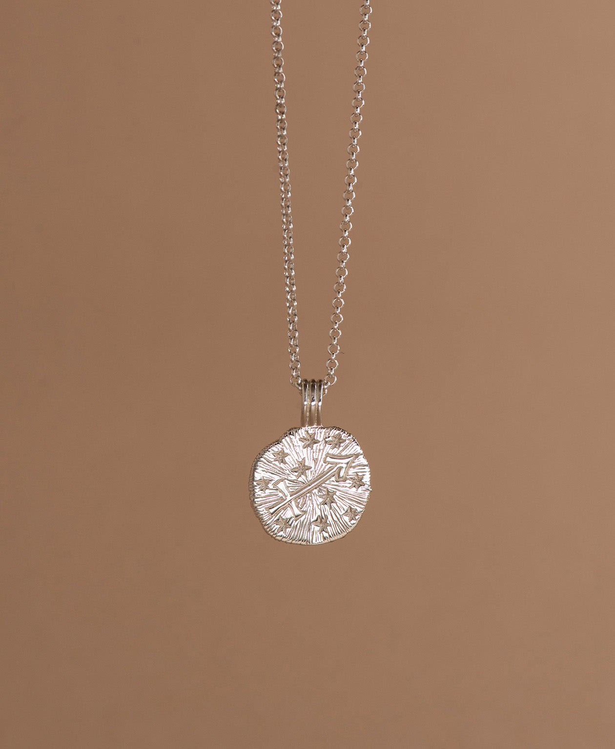 Zoe & Morgan | Sun In Sagittarius Necklace - Silver